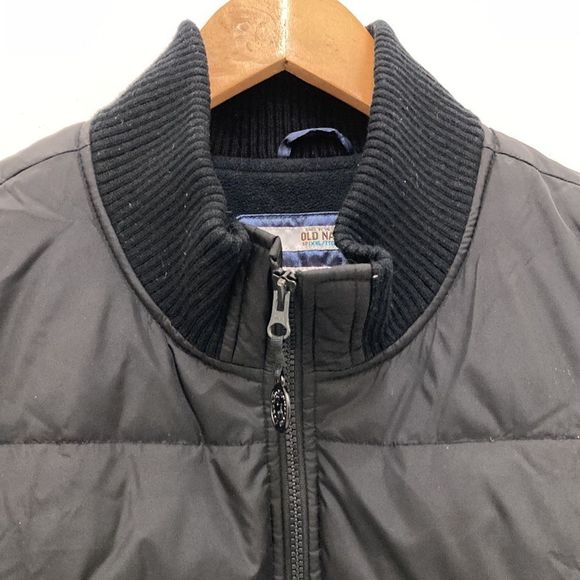 Old Navy Vintage Black Nylon Down Puffer Vest Women Plus Size XXL - Picture 3 of 7